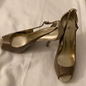 Worthington - Open Toe Nude Heel